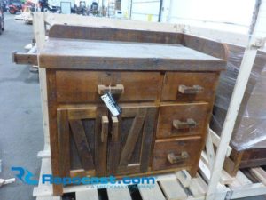 Log furniture auction