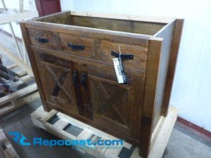 Log furniture auction